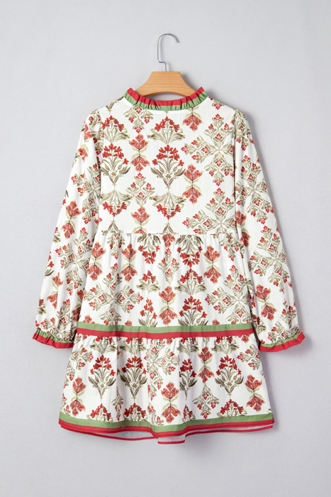 Jade Long Sleeve Flared Dress