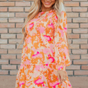  Jane Sleeve Ruffle Mini Dress