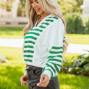  Janelle Collared Cropped Knit Pullover