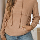  Janelle Knit Kangaroo Hooded Sweatshirt