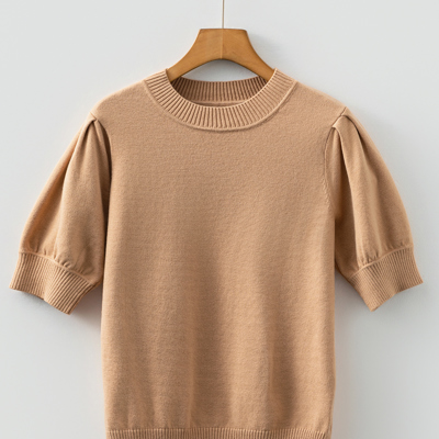 Jasmine Short Puff Sleeve Sweater
