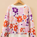  Jaylani Pattern Drop Shoulder Sweater