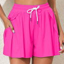  Jenna Drawstring Ruffle Shorts Bikini Bottom