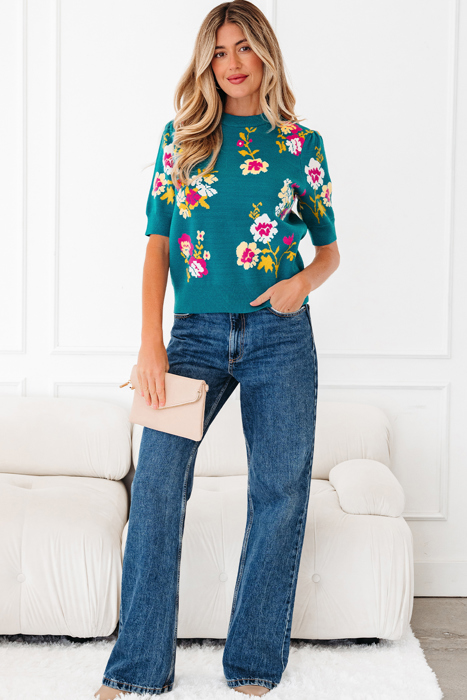 Joelle Sleeve Knitted Top