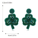  Jolene Rice Beaded Stud Earrings