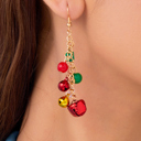  Jordan Bells Dangle Hook Earrings