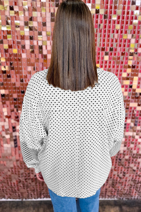 Jordyn Sleeve Henley top Long Sleeve PLUS Top