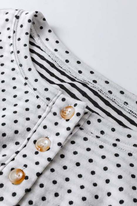 Jordyn Sleeve Henley top Long Sleeve PLUS Top