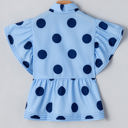  Journey Polka Dot Buttoned Blouse