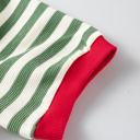  Joy Sleeve Contrast Trim Tee