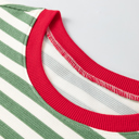  Joy Sleeve Contrast Trim Tee