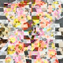  Judith Multicolor Flutter Sleeves Floral Blouse