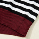  Julieta Colorblock Sleeve Chic Sweater