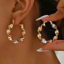  Julieta Plated alloy Hoop Earrings