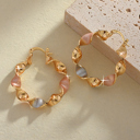  Julieta Plated alloy Hoop Earrings