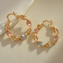  Julieta Plated alloy Hoop Earrings