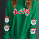 Dark Green Medium Julieta Sleeve Drop Shoulder Sweatshirt