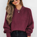  Julietta Mixed Textured Knitted Sweater