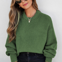  Julietta Mixed Textured Knitted Sweater