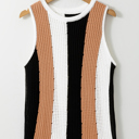  Juliette Block Sleeveless Knitted Sweater