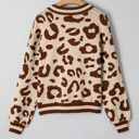  June Printed Knit Casual Sweater