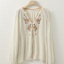  June Puff Sleeve Loose Shirt