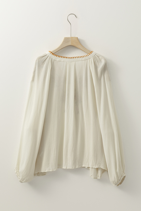 June Puff Sleeve Loose Shirt
