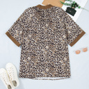  Kahlani Crinkled Colorblock Patchwork PLUS Blouse