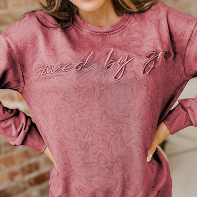 Kaia Mineral Wash Loose Sweatshirt