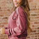  Kaia Mineral Wash Loose Sweatshirt