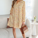  Kaiya Loose Shirt Dress Long Sleeve