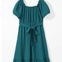  Kali Plus Size Frilled U Neck Midi Dress