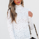  Kaliyah See Through Mock Long Sleeve Top