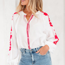  Karibella Sleeve Casual Shirt Long Sleeve Top