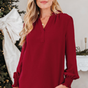  Karimya Long Sleeve Blouse Long Sleeve Top