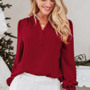  Karimya Long Sleeve Blouse Long Sleeve Top