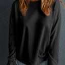 Black Large Karter Classic Crewneck Pullover Sweatshirt