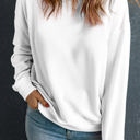 White Large Karter Classic Crewneck Pullover Sweatshirt