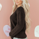  Kassidy Heart Metal Cardigan Sweater