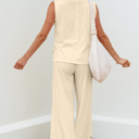  Kassidy Solid Color Tank Top Set