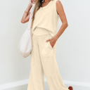  Kassidy Solid Color Tank Top Set