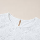  Kataleya Crochet Lace Short Sleeve Blouse