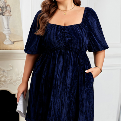 Kataleya Short Puff Sleeve PLUS Dress