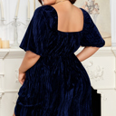  Kataleya Short Puff Sleeve PLUS Dress