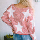  Katharine Star Spangled Casual Knit Sweater