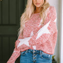  Katharine Star Spangled Casual Knit Sweater