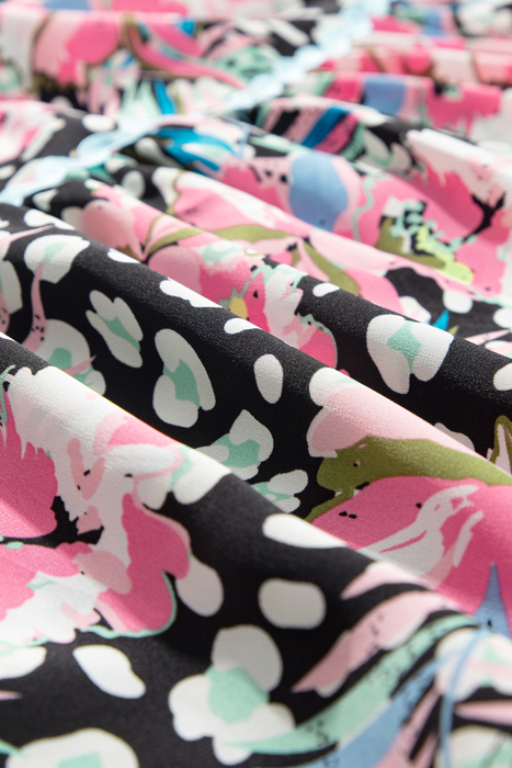 Kathryn Embellished Tiered Mini Dress