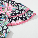  Kathryn Embellished Tiered Mini Dress