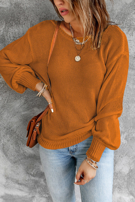 Katie Back Cut Out Sweater
