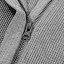  Kayla Waffle Zip Up Hooded Jacket